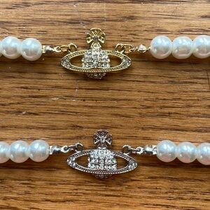 Vivienne Westwood offbrand necklace duo